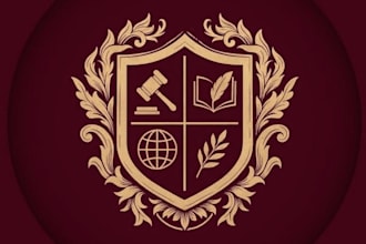 design vintage or family crest logo design