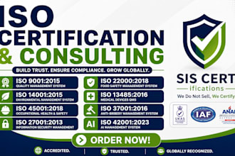 provide iso 9001, 45001, 27001, 14001, gmp, iso 27001 and others not listed