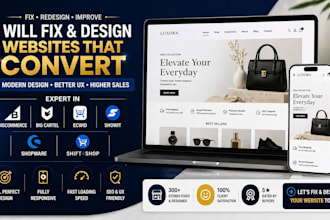 fixdesign bigcommerce big cartel ecwid showit shopware shift4shop website design