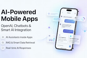 integrate ai chatbot using openai API into your mobile app for ios and android