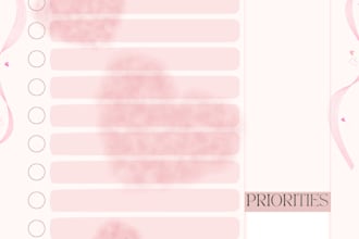 design aesthetic canva planner and to do list templates