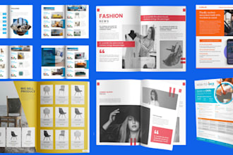 design canva ebook catalogue trifold brochure brand travel guide magazine flyer