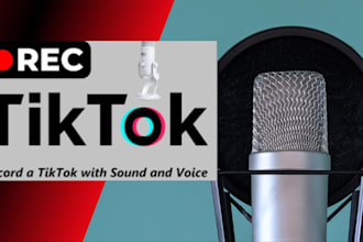 record tiktok voiceover, youtube ads, instagram reel and social media reels
