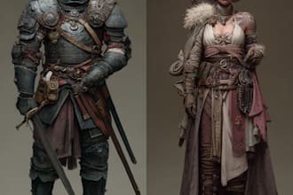 fantasy dnd party and dnd design