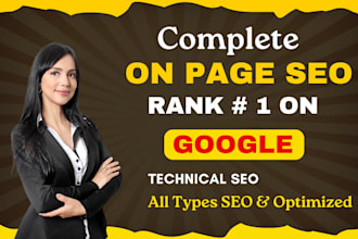 do wordpress website seo, on page optimization schema markup