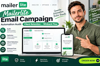 audit mailerlite email campaign automation client retention winback flow