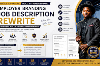 rewrite job descriptions for employer branding and hiring