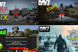 build dayz server setup coding scripting and bug fix for dayz