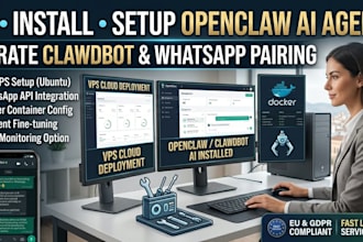 install, setup, and fix openclaw or clawdbot ai on vps ai openclaw whatsapp open