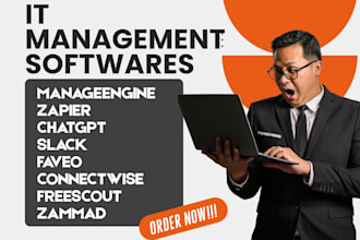 setup it helpdesk manageengine zapier chatgpt faveo connectwise freescout zammad