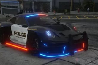do custom 3d fivem car model, gta v addon mods, rp ready render