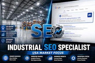 do SEO for led lighting and commercial businesses USA