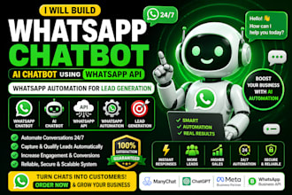 build whatsapp chatbot ai chatbot with whatsapp api for lead generation