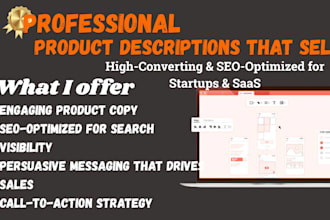 highconverting product descriptions for startups  saas