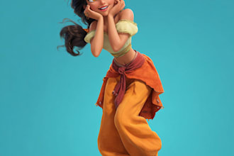create a disney cartoon character for you