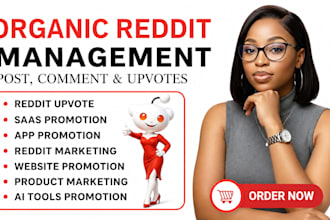promote ecommerce website business brand, company ai app with reddit seo post