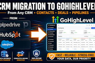 migrate your CRM data to gohighlevel from any platform