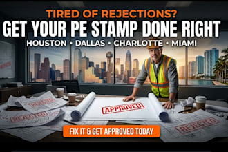 stamp engineering drawings for permits in houston dallas charlotte miami fast
