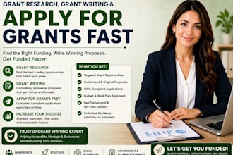 do grant research grant writing grant proposal and apply for grants fast