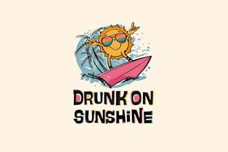 make fashion clothing t shirt print design for you