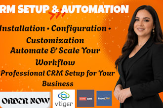 setup suitecrm install espocrm vtiger crm configuration api integration website