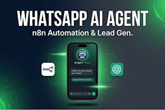 build an advanced whatsapp ai agent and n8n automation for lead generation