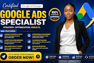be your google ads manager and run profitable PPC campaigns