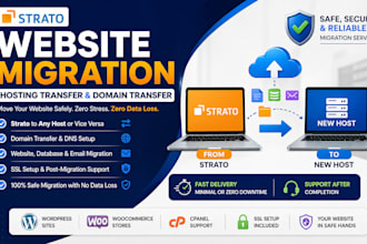 strato website migration hosting transfer domain transfer website migration