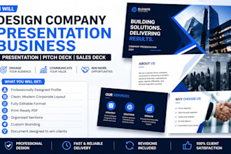 design company presentation business presentation pitch deck sales deck