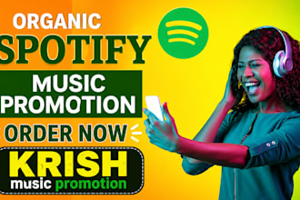 do spotify music promotion for real streams and listeners