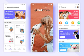 develop pet care app, pet sitting, dog walking, and vet booking app