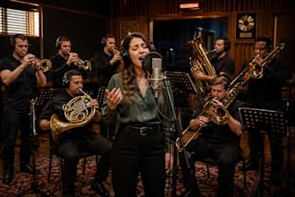 deliver professional trumpet, trombone, or brass section recording