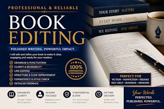 professionally edit your book for clarity grammar and flow