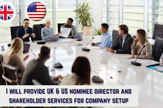provide UK and US nominee director and shareholder services for company setup