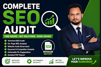 do a complete website SEO audit with an actionable report