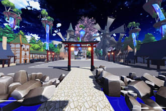 build a roblox map game ugc city game creation map level design game environment