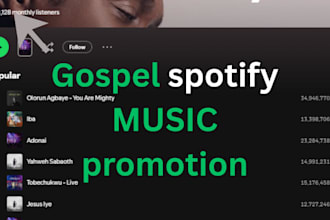 do organic gospel spotify promotion and christian music marketing