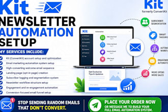 setup kit newsletter automation converkit email campaigns kit email marketing