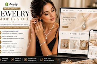design jewelry shopify store jewelry website earrings necklace wristwatch store