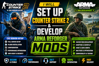 arma reforger, server setup map creation weapons assetto corsa arma 3