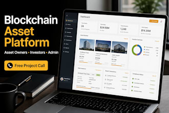 build blockchain rwa tokenization platform for real estate assets, gold, dapp