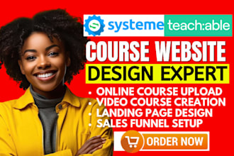 be your thinkific website design expert, thinkific course setup thinkific SEO