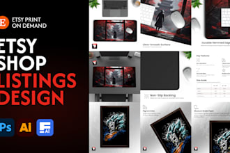 design product listing images for amazon shopify ebay etsy