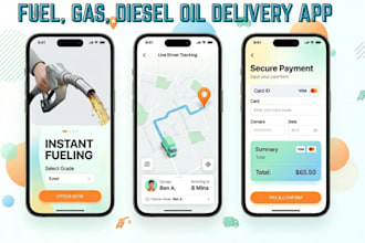 build on demand fuel, diesel, gas, oil delivery app for US, UK