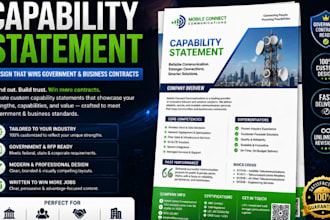 create a winning capability statement with quick delivery