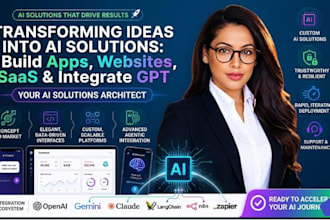 build ai app, ai website, ai saas, gpt integration as ai developer