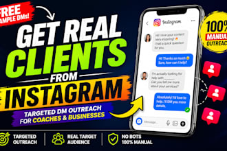 do instagram dm outreach for coaches to get real clients