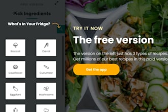 develop ai saas powered cooking website, delivery app, ai booking, cook recipe