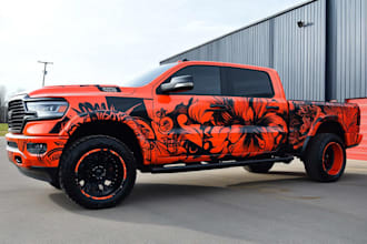 professional van wrap, vehicle wrap,