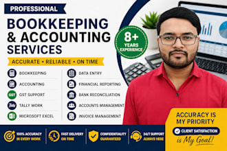 do bookkeeping accounting excel and data entry work